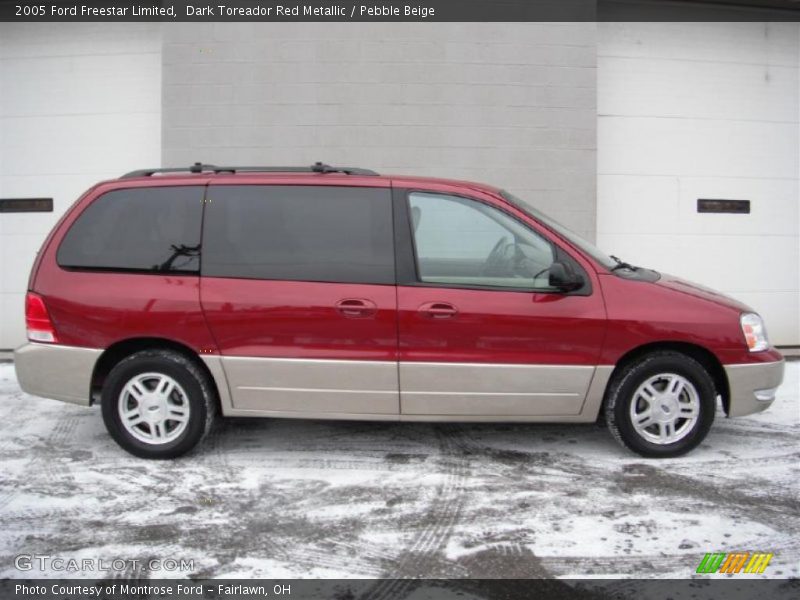 Dark Toreador Red Metallic / Pebble Beige 2005 Ford Freestar Limited