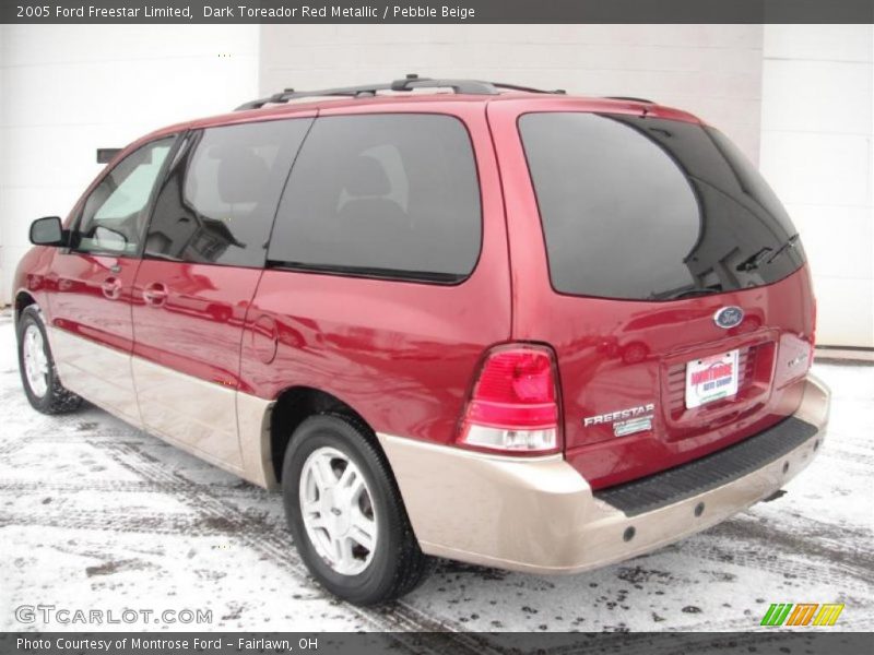 Dark Toreador Red Metallic / Pebble Beige 2005 Ford Freestar Limited