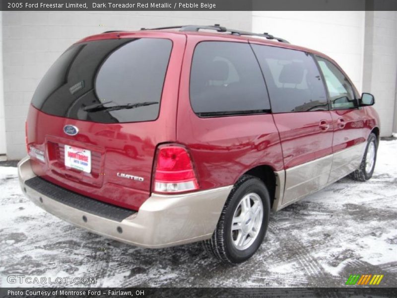 Dark Toreador Red Metallic / Pebble Beige 2005 Ford Freestar Limited
