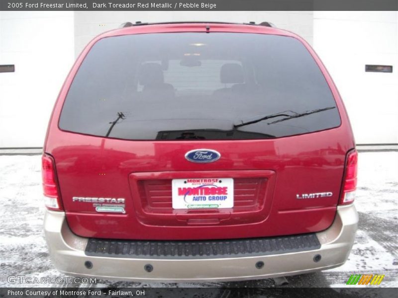 Dark Toreador Red Metallic / Pebble Beige 2005 Ford Freestar Limited