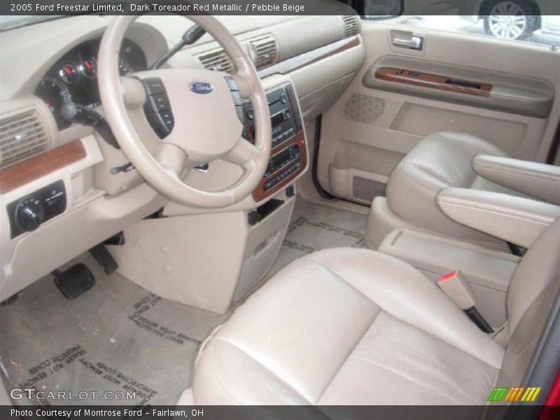  2005 Freestar Limited Pebble Beige Interior
