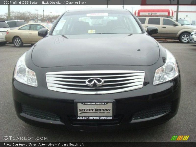 Black Obsidian / Graphite Black 2007 Infiniti G 35 Sedan