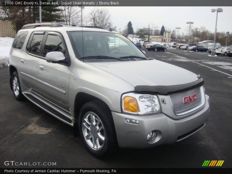 Liquid Silver Metallic / Ebony Black 2006 GMC Envoy XL Denali 4x4