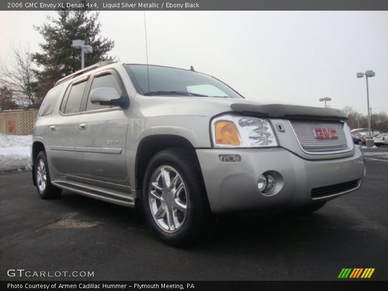 Liquid Silver Metallic / Ebony Black 2006 GMC Envoy XL Denali 4x4