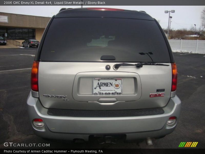 Liquid Silver Metallic / Ebony Black 2006 GMC Envoy XL Denali 4x4