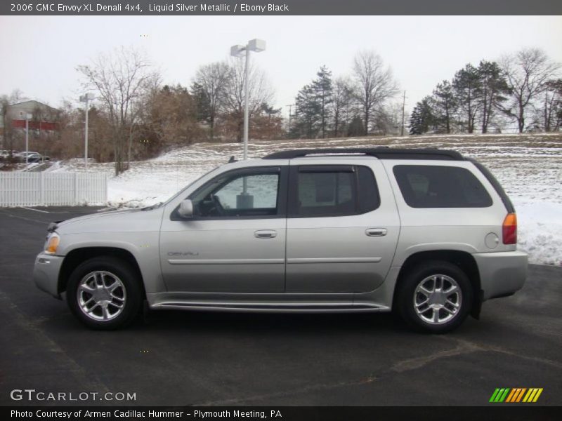 Liquid Silver Metallic / Ebony Black 2006 GMC Envoy XL Denali 4x4