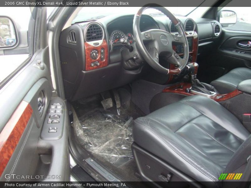 Liquid Silver Metallic / Ebony Black 2006 GMC Envoy XL Denali 4x4