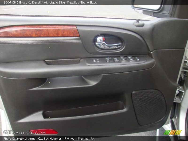 Liquid Silver Metallic / Ebony Black 2006 GMC Envoy XL Denali 4x4