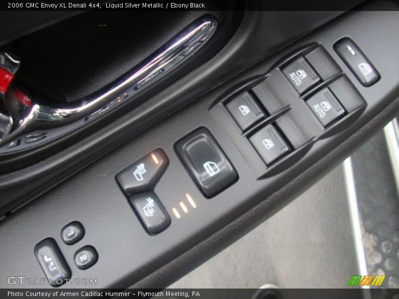 Liquid Silver Metallic / Ebony Black 2006 GMC Envoy XL Denali 4x4