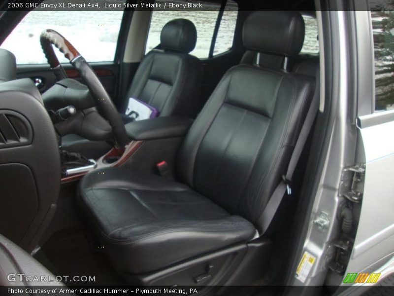 Liquid Silver Metallic / Ebony Black 2006 GMC Envoy XL Denali 4x4