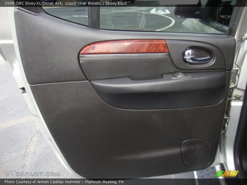 Liquid Silver Metallic / Ebony Black 2006 GMC Envoy XL Denali 4x4