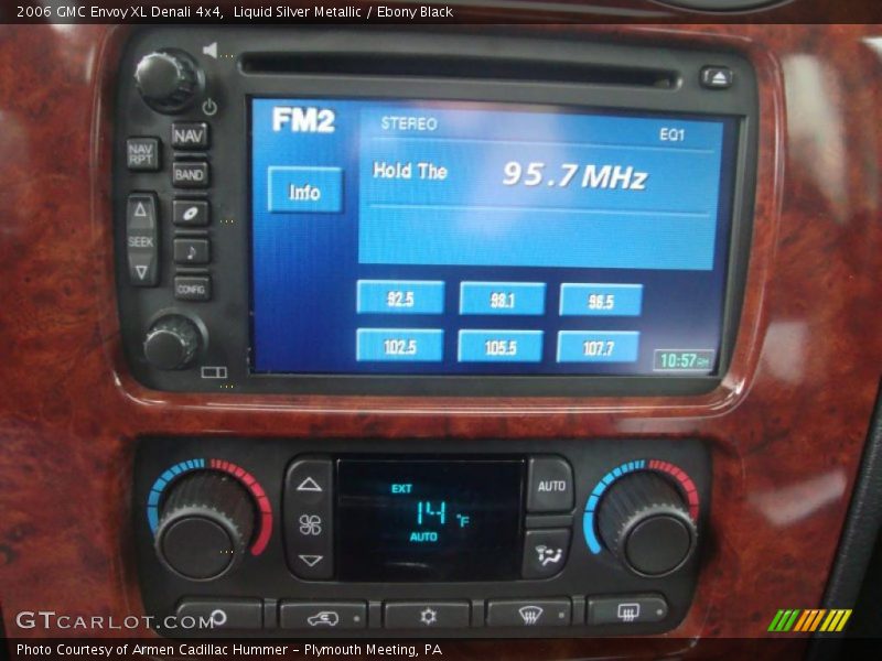 Liquid Silver Metallic / Ebony Black 2006 GMC Envoy XL Denali 4x4