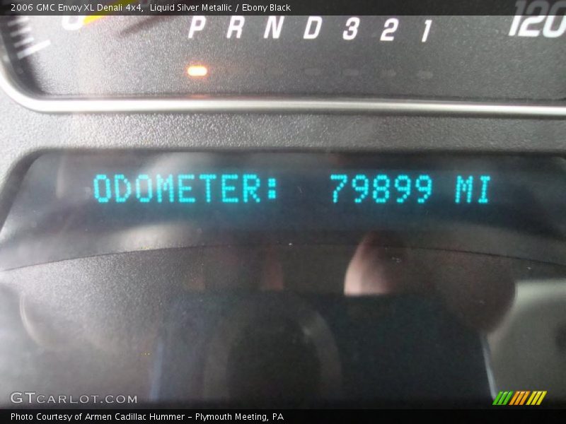 Liquid Silver Metallic / Ebony Black 2006 GMC Envoy XL Denali 4x4