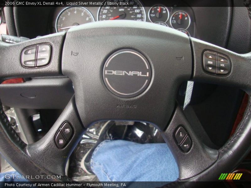 Liquid Silver Metallic / Ebony Black 2006 GMC Envoy XL Denali 4x4