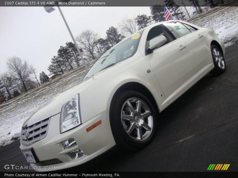 White Diamond / Cashmere 2007 Cadillac STS 4 V6 AWD