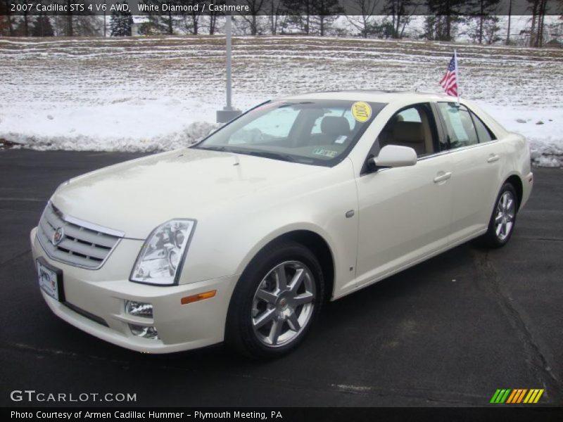 White Diamond / Cashmere 2007 Cadillac STS 4 V6 AWD
