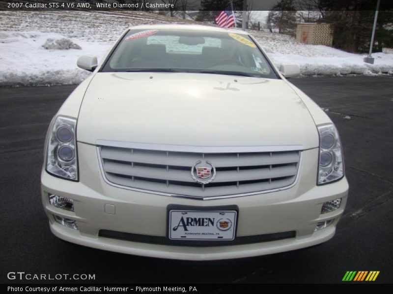 White Diamond / Cashmere 2007 Cadillac STS 4 V6 AWD