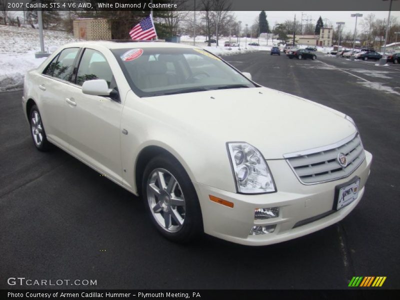 White Diamond / Cashmere 2007 Cadillac STS 4 V6 AWD