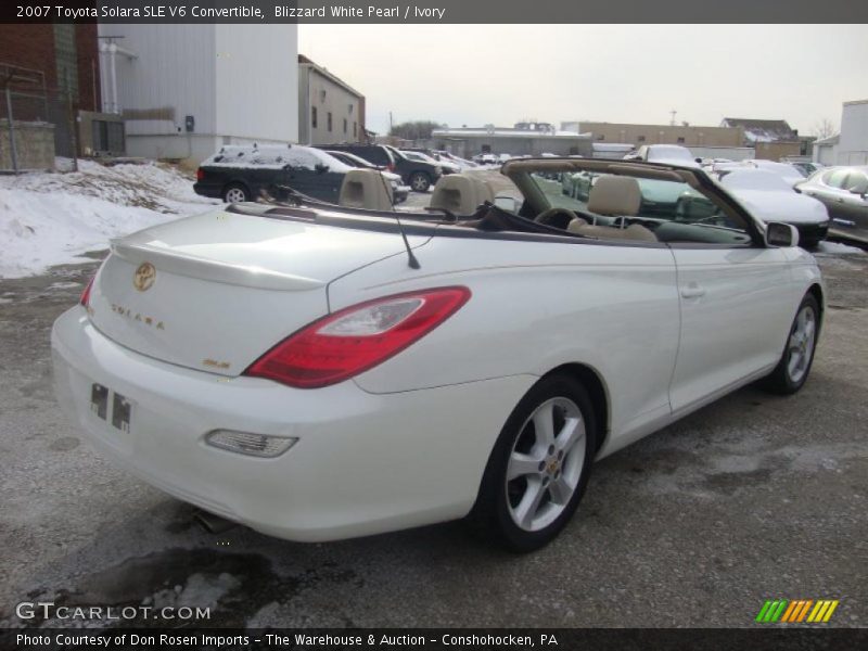  2007 Solara SLE V6 Convertible Blizzard White Pearl