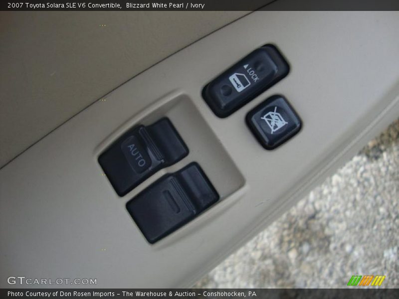 Blizzard White Pearl / Ivory 2007 Toyota Solara SLE V6 Convertible