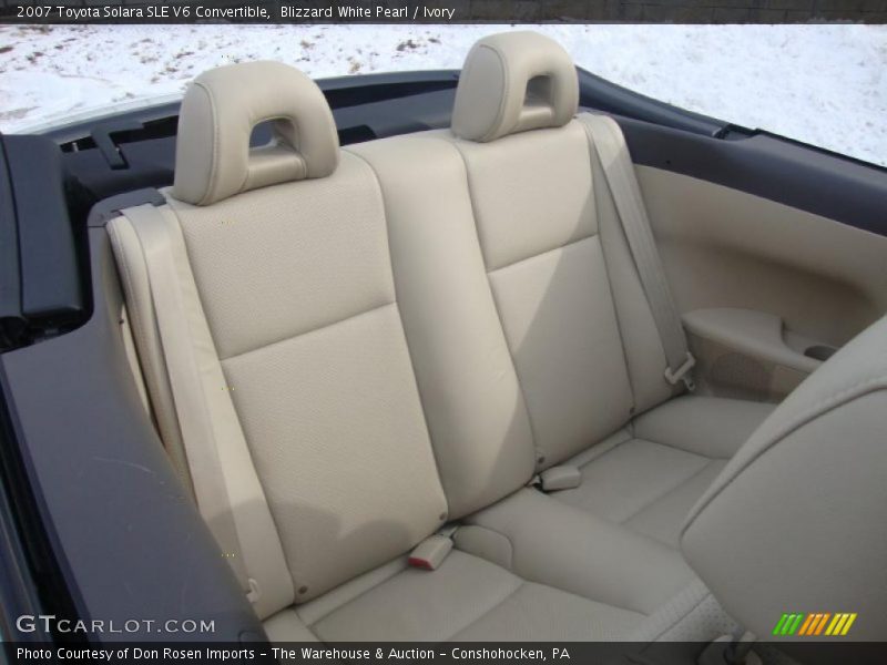  2007 Solara SLE V6 Convertible Ivory Interior