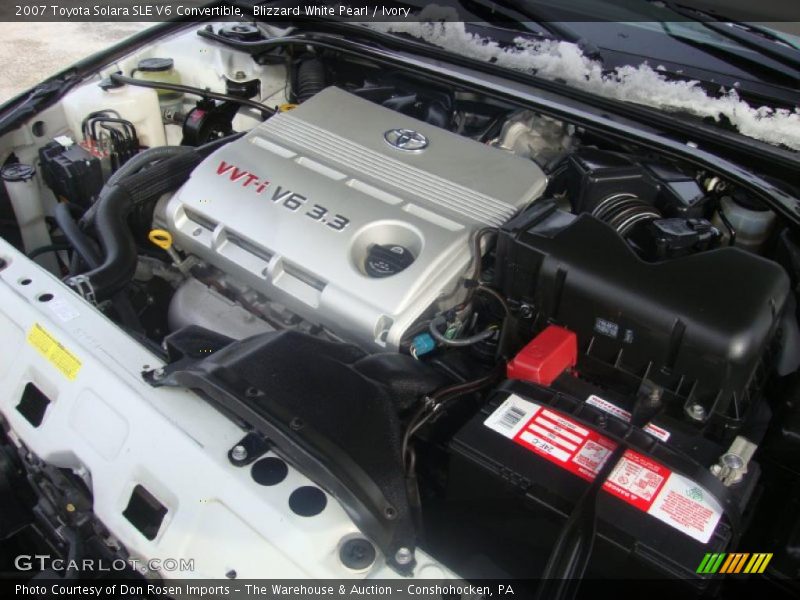  2007 Solara SLE V6 Convertible Engine - 3.3 Liter DOHC 24-Valve VVT-i V6