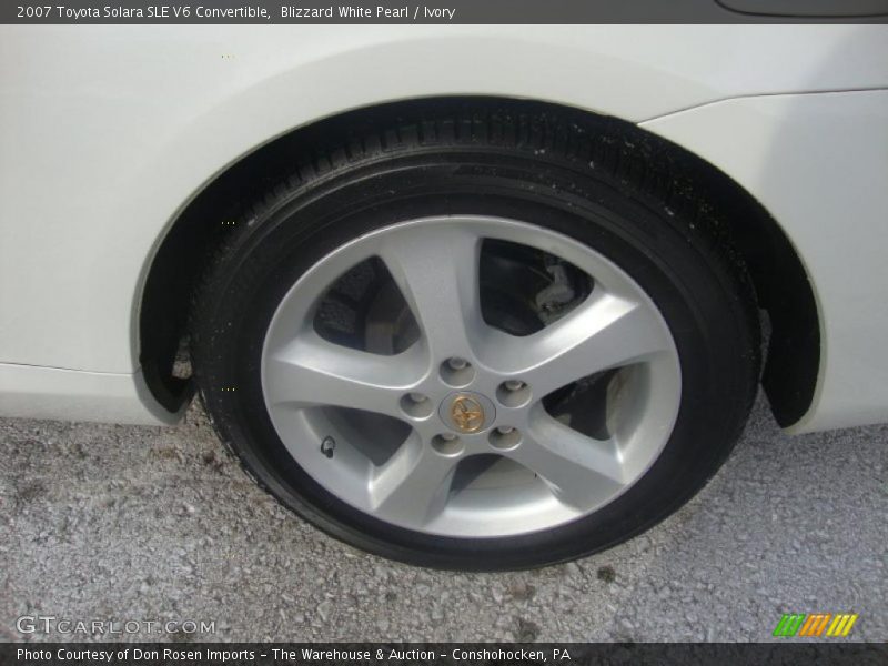 Blizzard White Pearl / Ivory 2007 Toyota Solara SLE V6 Convertible