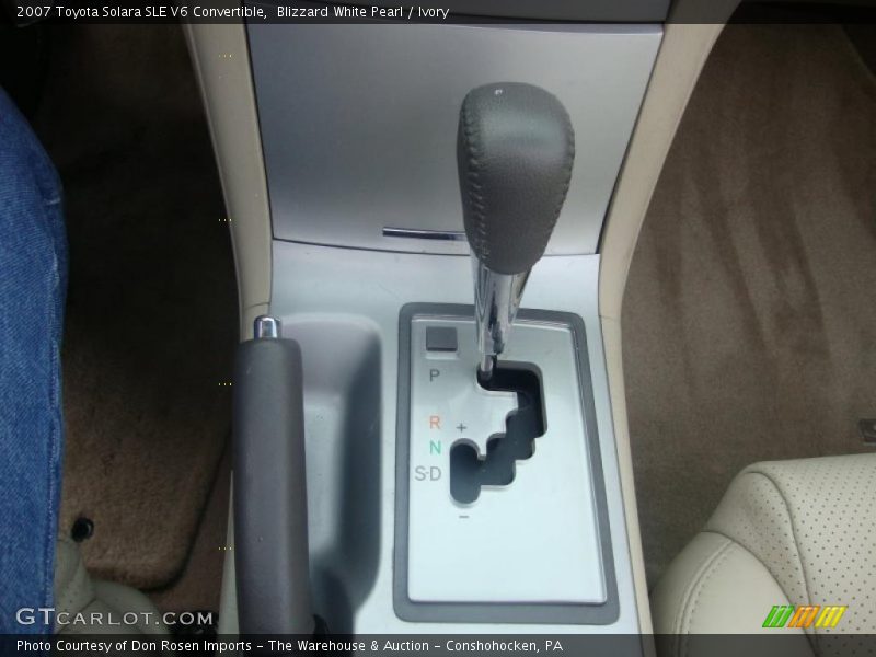  2007 Solara SLE V6 Convertible 5 Speed Automatic Shifter