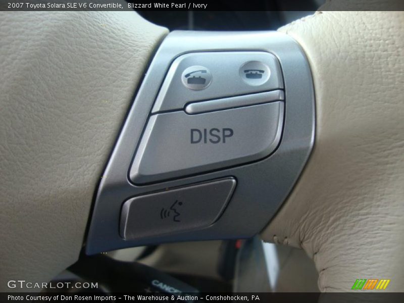 Blizzard White Pearl / Ivory 2007 Toyota Solara SLE V6 Convertible