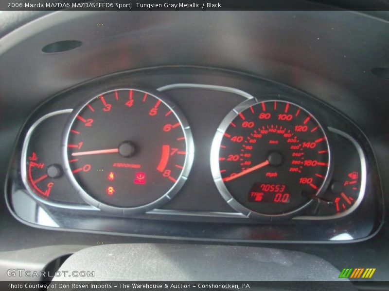 Tungsten Gray Metallic / Black 2006 Mazda MAZDA6 MAZDASPEED6 Sport