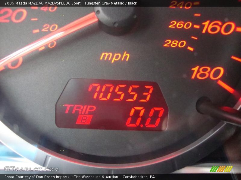 Tungsten Gray Metallic / Black 2006 Mazda MAZDA6 MAZDASPEED6 Sport