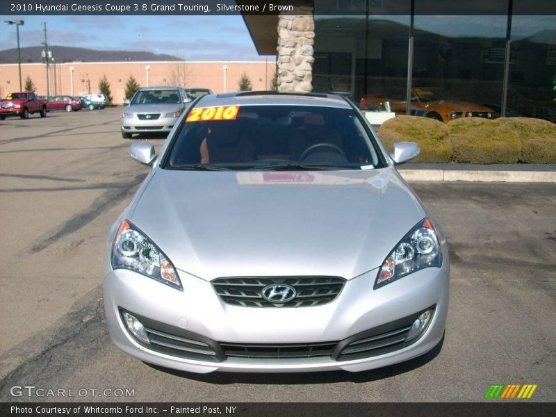 Silverstone / Brown 2010 Hyundai Genesis Coupe 3.8 Grand Touring