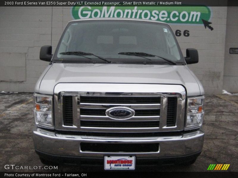 Silver Birch Metallic / Medium Flint 2003 Ford E Series Van E350 Super Duty XLT Extended Passenger