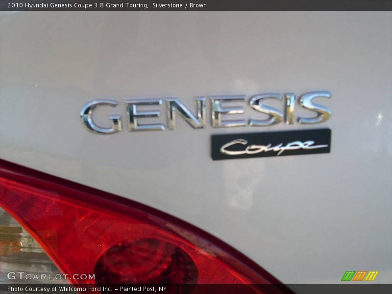 Silverstone / Brown 2010 Hyundai Genesis Coupe 3.8 Grand Touring