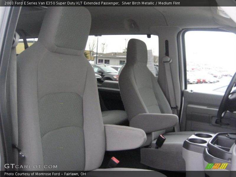 Silver Birch Metallic / Medium Flint 2003 Ford E Series Van E350 Super Duty XLT Extended Passenger
