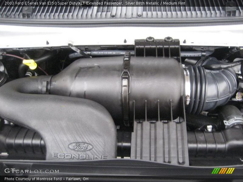 Silver Birch Metallic / Medium Flint 2003 Ford E Series Van E350 Super Duty XLT Extended Passenger