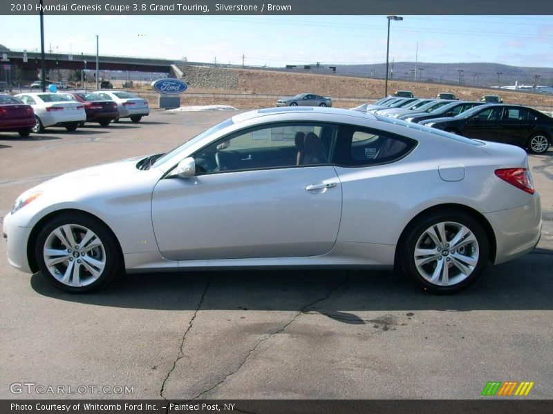 Silverstone / Brown 2010 Hyundai Genesis Coupe 3.8 Grand Touring