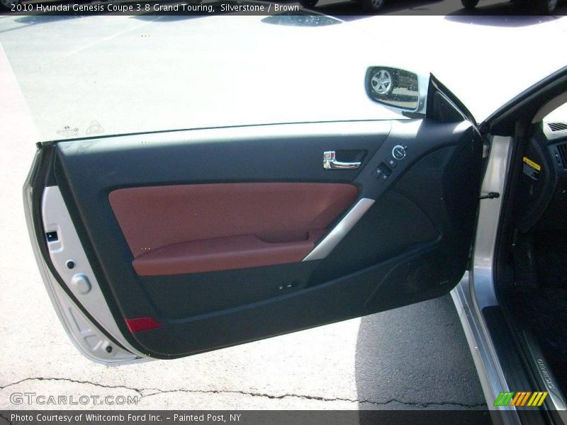 Silverstone / Brown 2010 Hyundai Genesis Coupe 3.8 Grand Touring