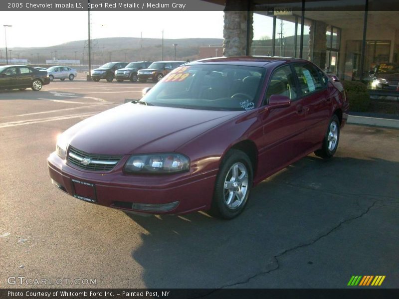 Sport Red Metallic / Medium Gray 2005 Chevrolet Impala LS