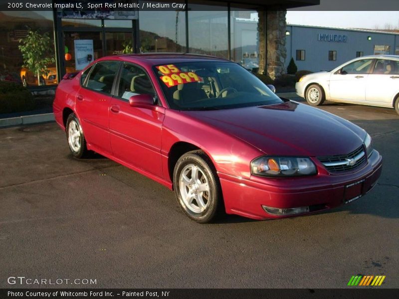 Sport Red Metallic / Medium Gray 2005 Chevrolet Impala LS