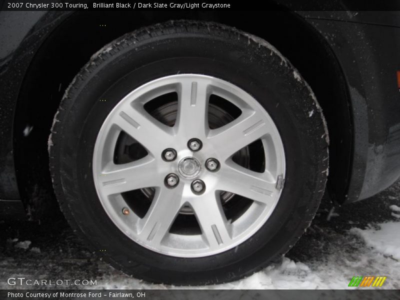 Brilliant Black / Dark Slate Gray/Light Graystone 2007 Chrysler 300 Touring