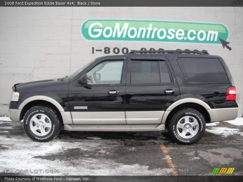 Black / Stone 2008 Ford Expedition Eddie Bauer 4x4