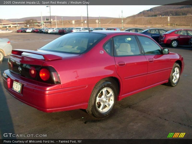 Sport Red Metallic / Medium Gray 2005 Chevrolet Impala LS