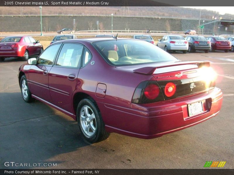 Sport Red Metallic / Medium Gray 2005 Chevrolet Impala LS