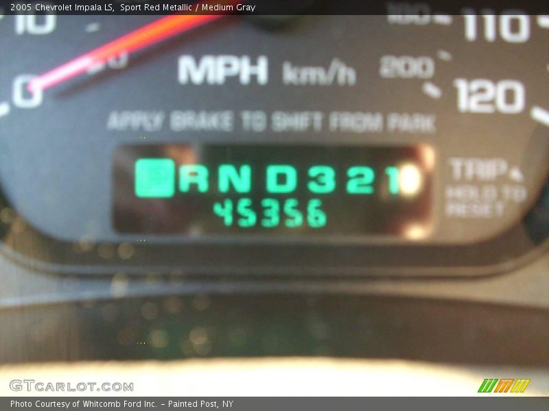 Sport Red Metallic / Medium Gray 2005 Chevrolet Impala LS