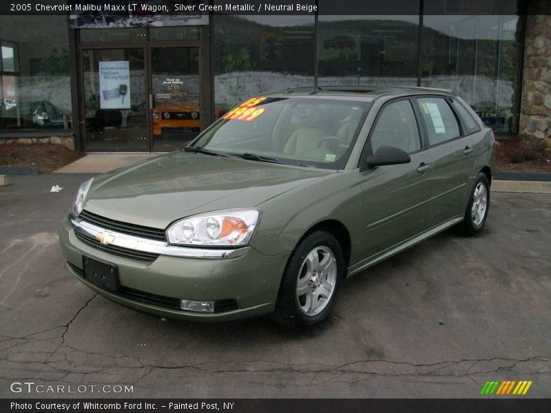 Silver Green Metallic / Neutral Beige 2005 Chevrolet Malibu Maxx LT Wagon