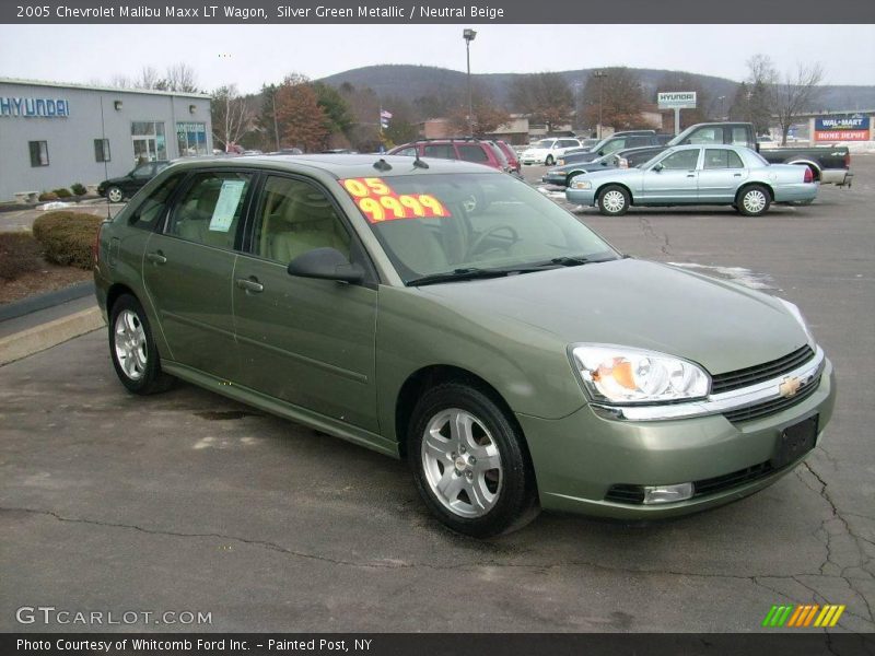 Silver Green Metallic / Neutral Beige 2005 Chevrolet Malibu Maxx LT Wagon