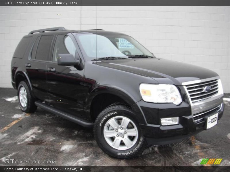 Black / Black 2010 Ford Explorer XLT 4x4