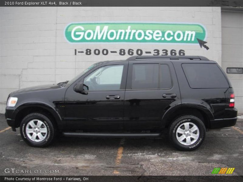 Black / Black 2010 Ford Explorer XLT 4x4