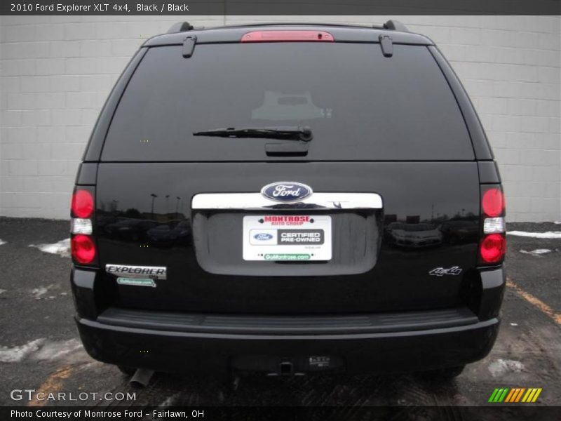 Black / Black 2010 Ford Explorer XLT 4x4